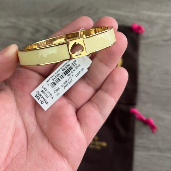 Kate Spade Kick Up Your Heels and Hole Punch Spade Bracelet Bundle lot of 2 - Picture 4 of 8